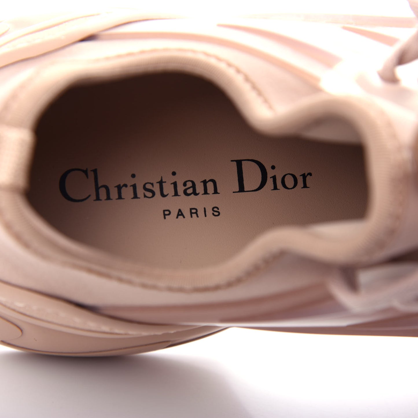 Neoprene Rubber Womens D-Connect Sneakers 38 Nude