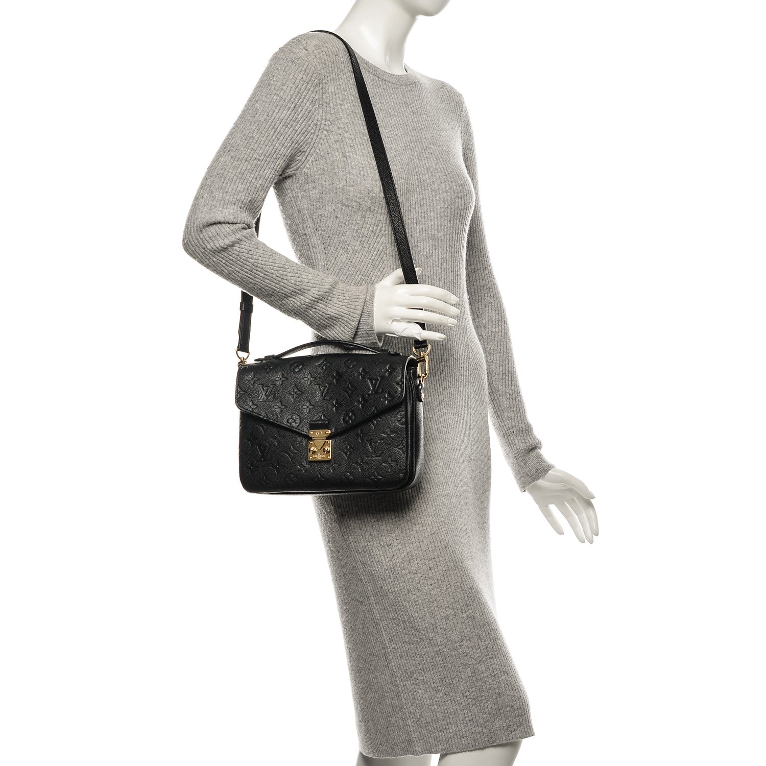 Louis Vuitton Empreinte Pochette Metis Black 2 of 7