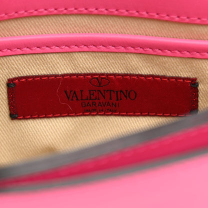 Valentino Garavani Vitello Rockstud Flap Crossbody Bag Peony 6 of 11