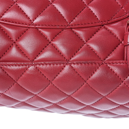 Chanel Lambskin Quilted Small Urban Spirit Backpack Dark Pink 12 of 15