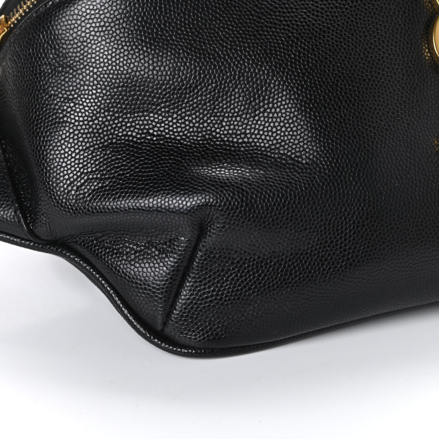Saint Laurent Grain De Poudre Monogram Belt Bag Black 9 of 9