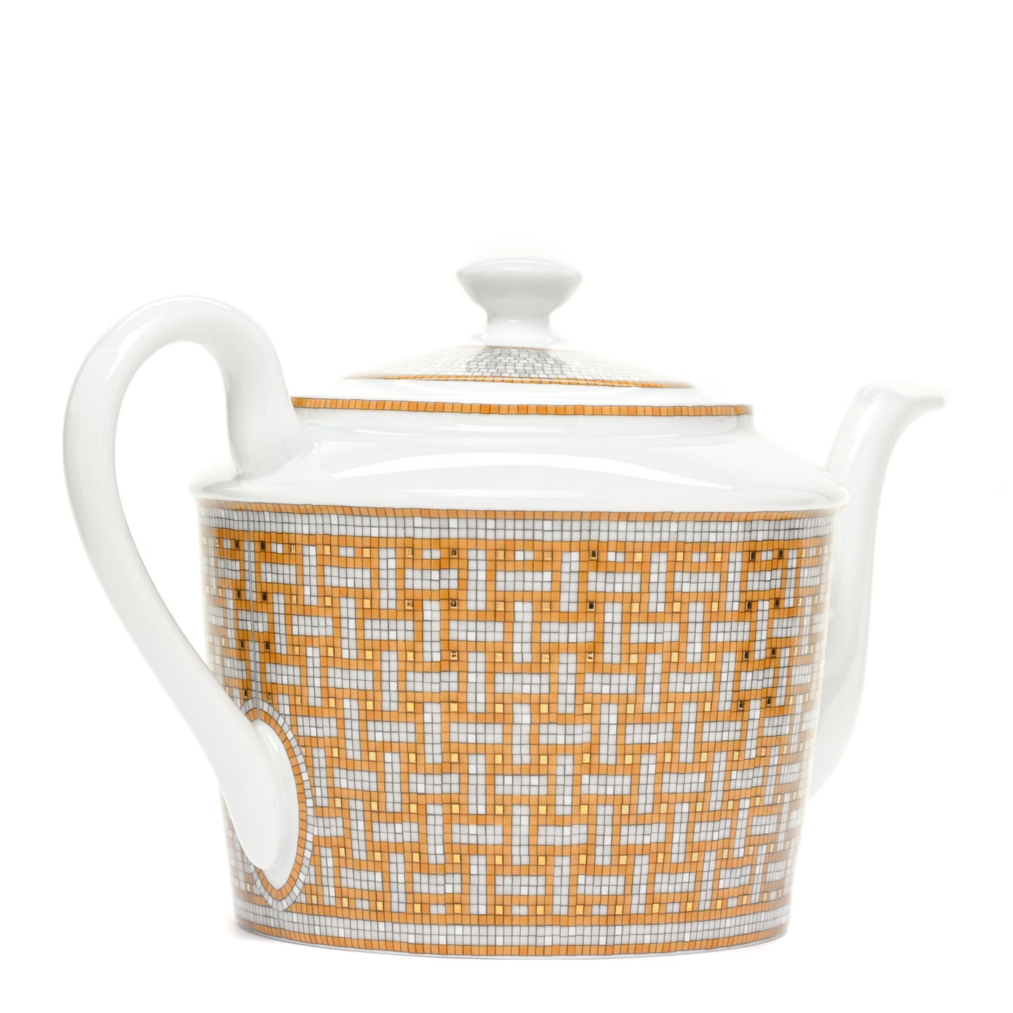 Porcelain 24 Gold Mosaique Teapot