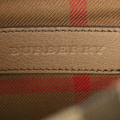Burberry Derby Calfskin House Check Small Macken Crossbody Bag Light Beige 6 of 16