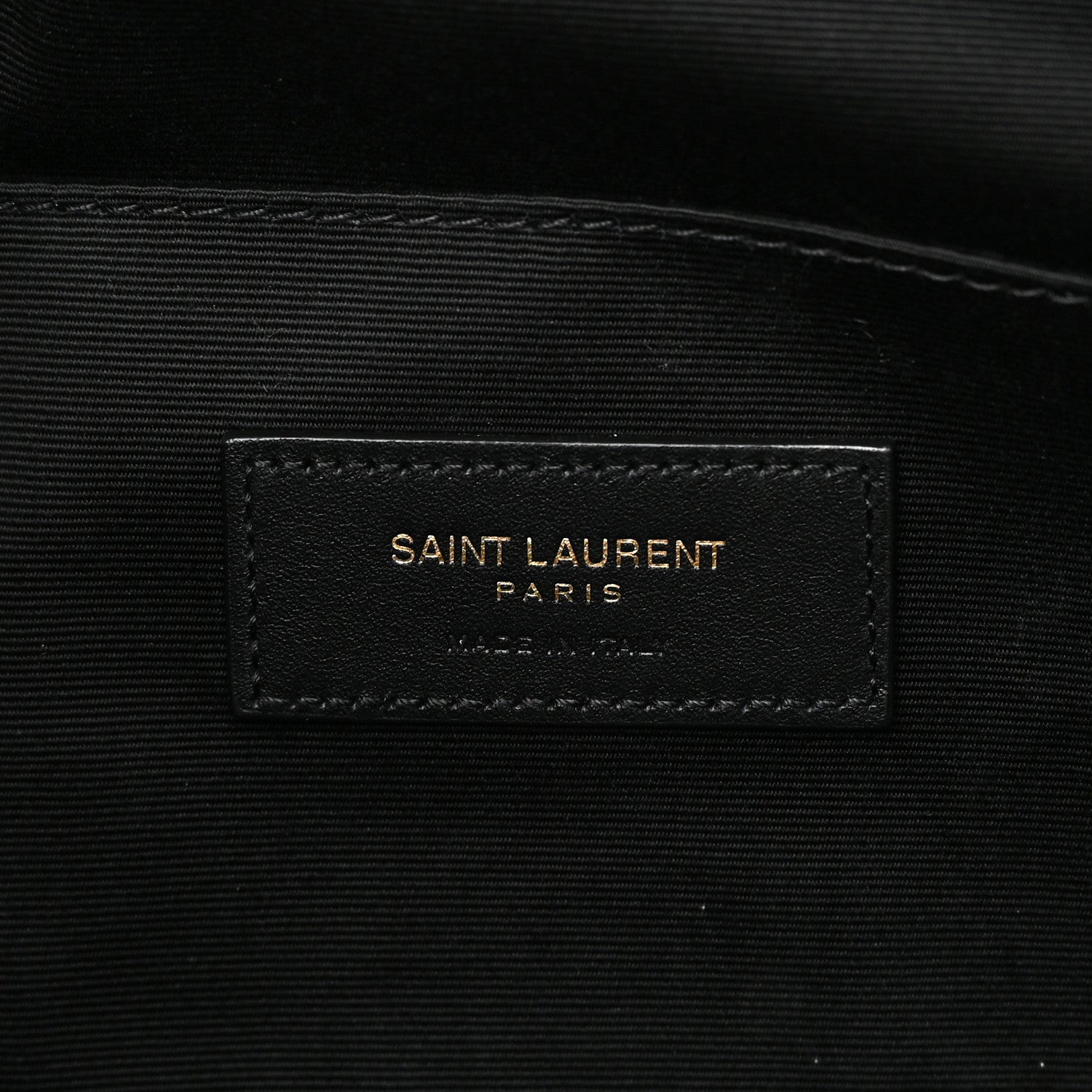 Saint Laurent Grain De Poudre Monogram Belt Bag Black 6 of 12