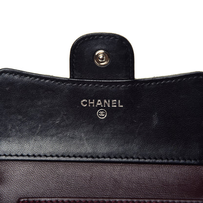 Chanel Lambskin Quilted Compact Flap Wallet Black 6 of 7
