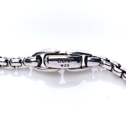 David Yurman Sterling Silver Amulet Vehicle Box Chain Necklace 5 of 7