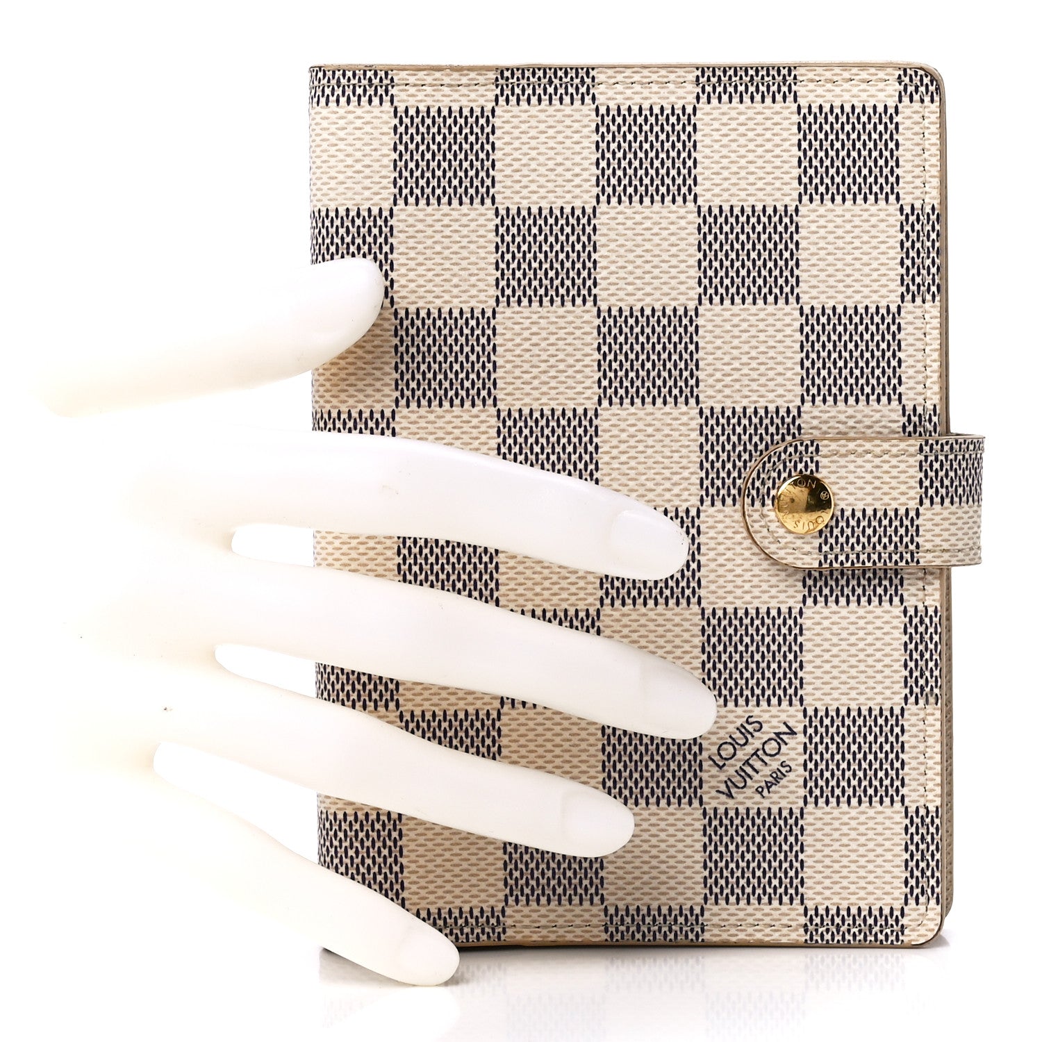 Louis Vuitton Damier Azur Small Ring Agenda Cover 2 of 10