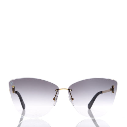 Louis Vuitton Les Parapluies De Cherbourg Sunglasses Z1394U Black Gold 2 of 8