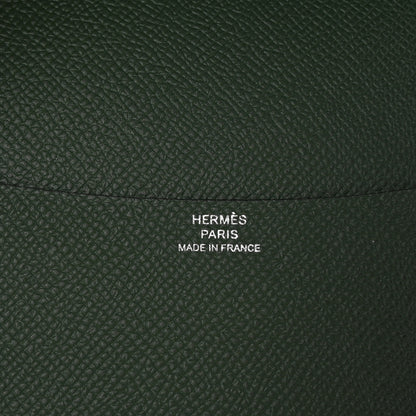 Hermes Epsom Globe Trotter Agenda Cover GM Bleu Saphir Vert Cactus 6 of 8
