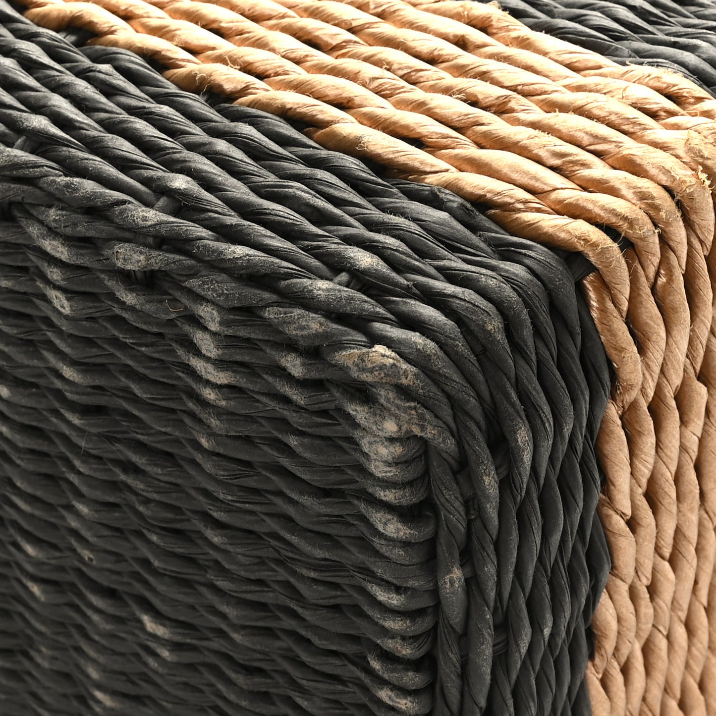 Rattan Picnic Tote Grey