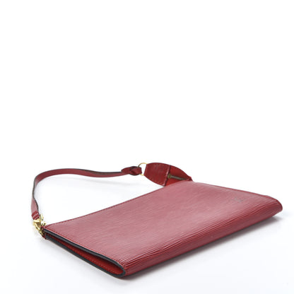 Louis Vuitton Epi Pochette Accessories 24 Castillan Red 3 of 10