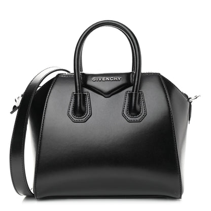 Givenchy Shiny Lord Calfskin Mini Antigona Black 1 of 10