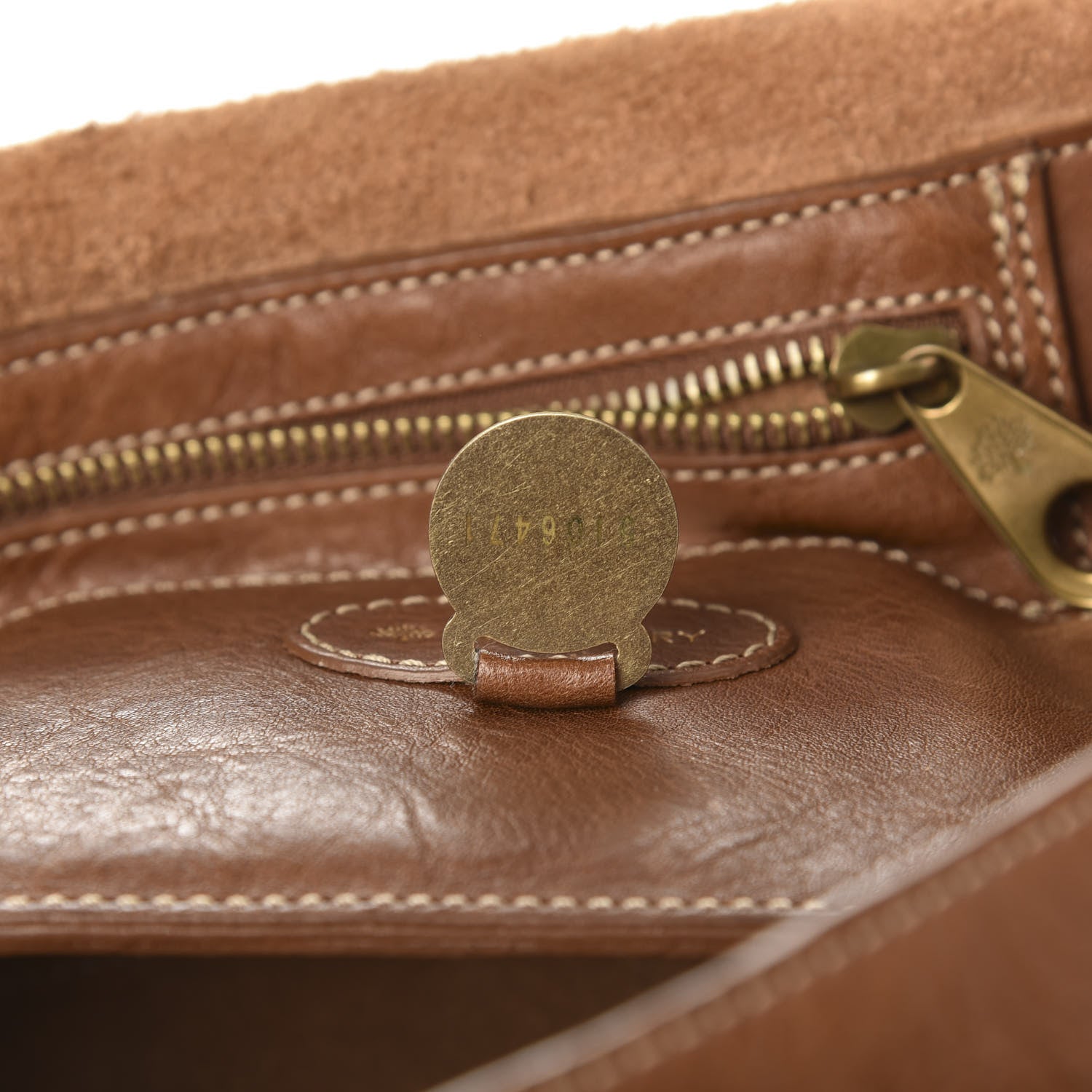 Mulberry Natural Leather Bayswater Oak 7 of 10