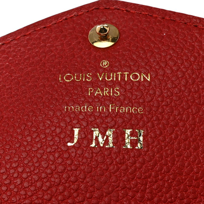 Louis Vuitton Empreinte Key Pouch Cherry 5 of 7