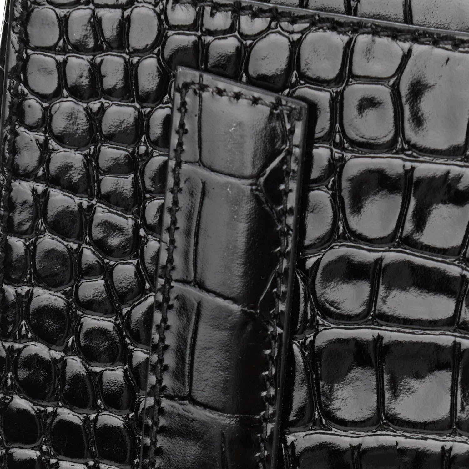 Givenchy Calfskin Crocodile Embossed Small Antigona Black 12 of 12