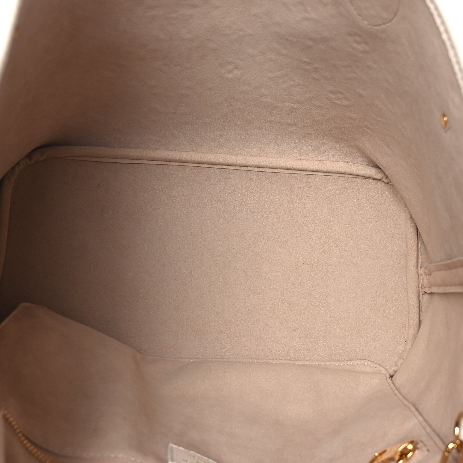 Louis Vuitton Empreinte Monogram Spring In The City Neverfull MM Kaki Beige Cream 8 of 10