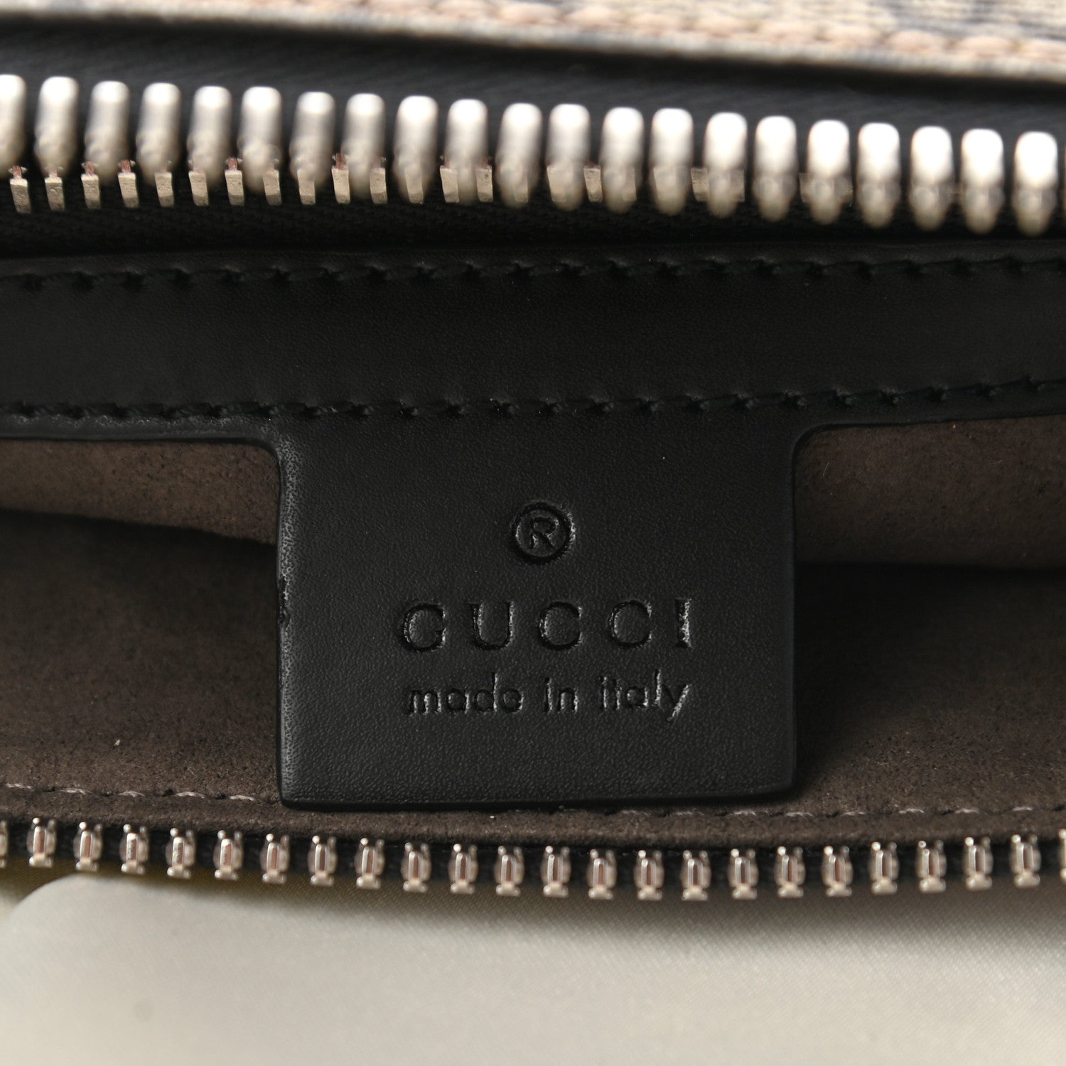 Gucci GG Supreme Monogram Mens Wristlet Black 7 of 10