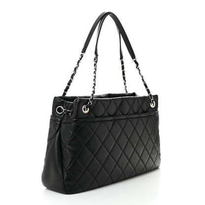 Chanel Caviar Quilted Timeless CC Soft Tote Black 3 of 11