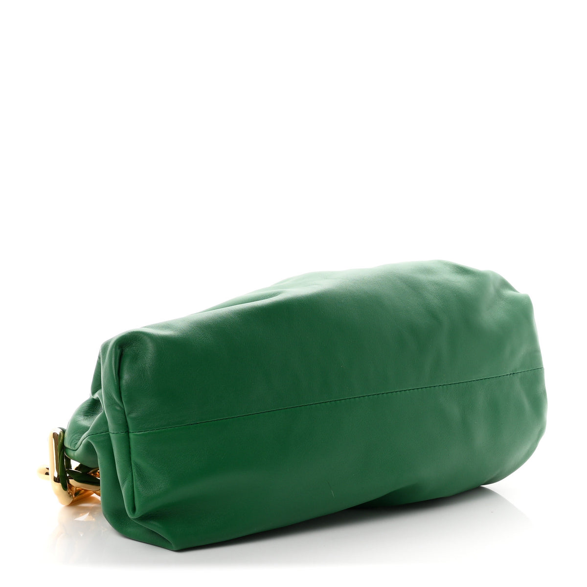 Calfskin The Pouch Chain Racing Green
