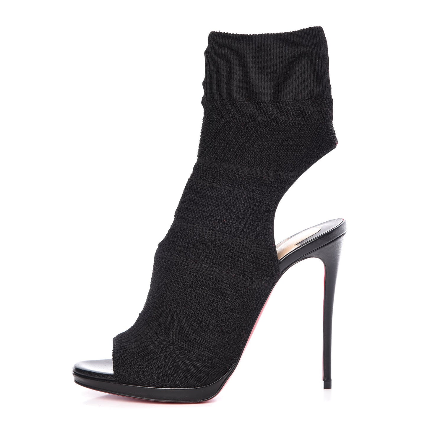 Maille Tricot Nappa Cheminene 120 Sock Ankle Boots 39 Black