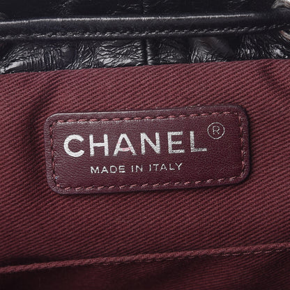 Chanel Glazed Calfskin Quilted Small Salzburg Mountain Backpack Black 6 of 8