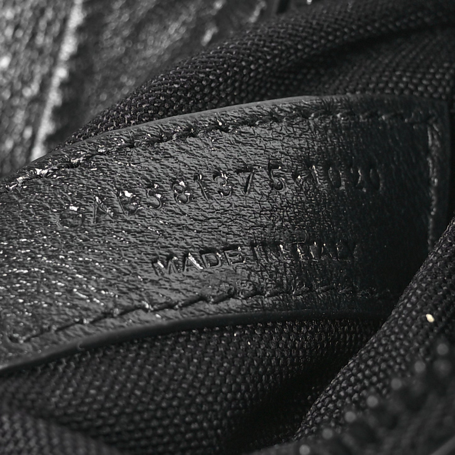 Lambskin Logo Ripstop Body Belt Bag Black