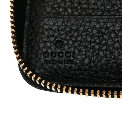 Gucci Pebbled Calfskin Medium Soho Zip Around Wallet Black 6 of 7
