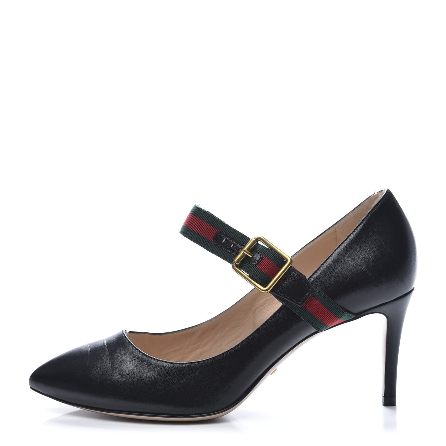 Calfskin Sylvie Mid Heel Pumps 37 Black