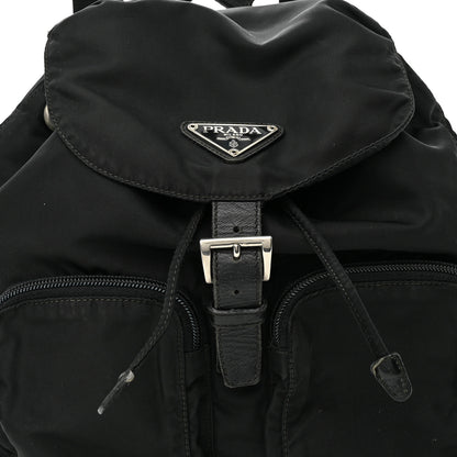 Prada Tessuto Nylon Saffiano Small Backpack Black 8 of 15