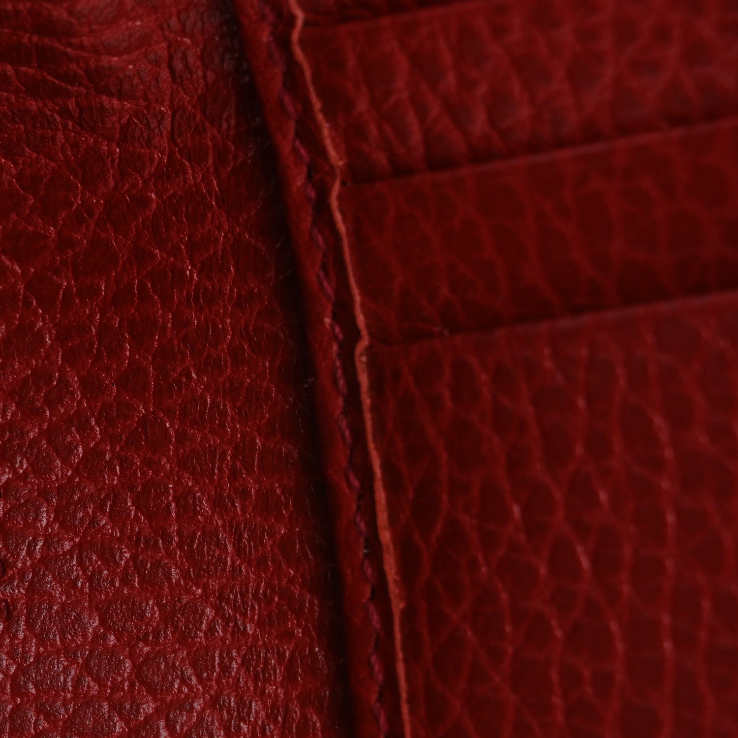 Gucci Dollar Calfskin Interlocking G French Wallet Rosso 8 of 10