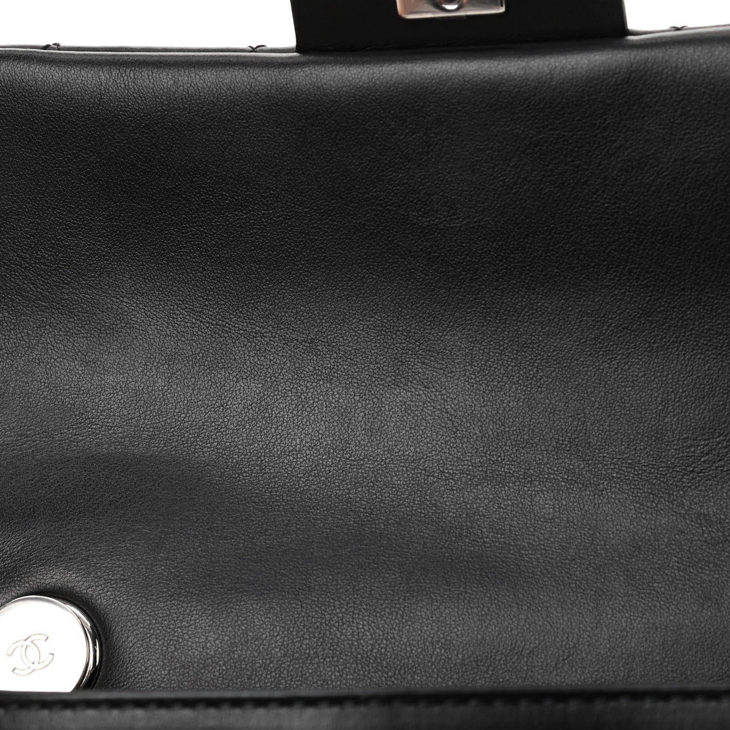 Chanel Calfskin Quilted CC Uniform Flap Belt Bag Black 12 of 13