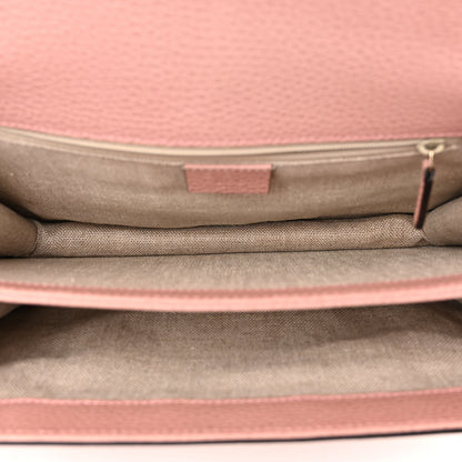 Gucci Dollar Calfskin Interlocking G Shoulder Bag Soft Pink 5 of 10