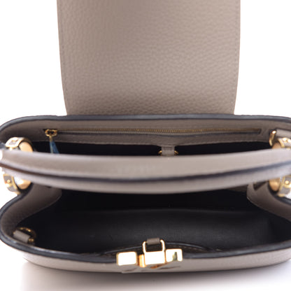 Louis Vuitton Taurillon Capucines BB Galet 6 of 10