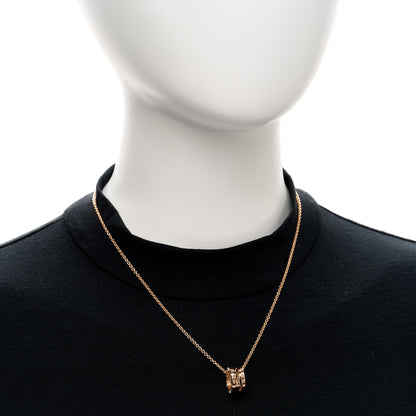 Bulgari 18K Rose Gold B.Zero1 Open Legends Pendant Necklace 2 of 5