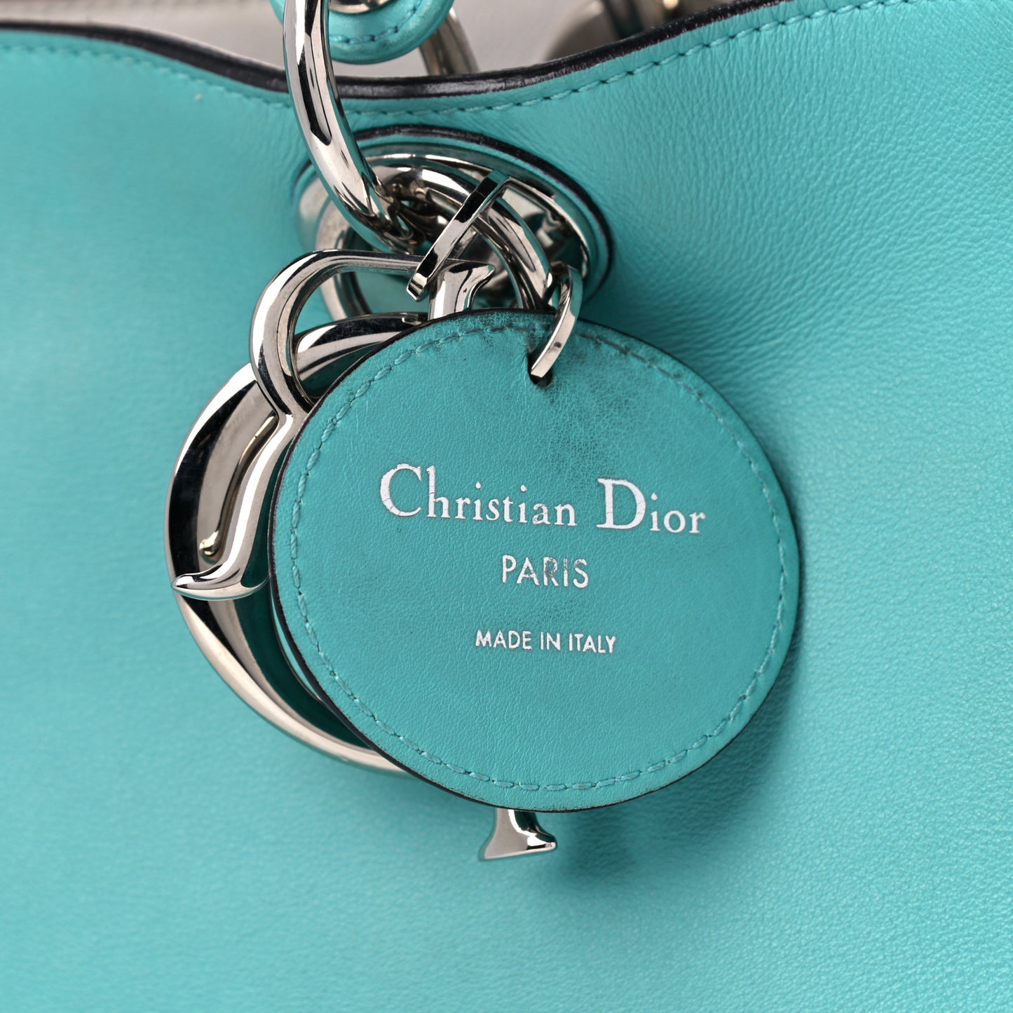 Smooth Calfskin Medium Diorissimo Tote Blue