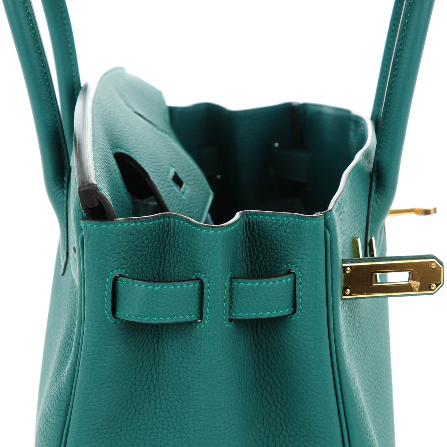 Hermes Togo Birkin 30 Malachite 14 of 22