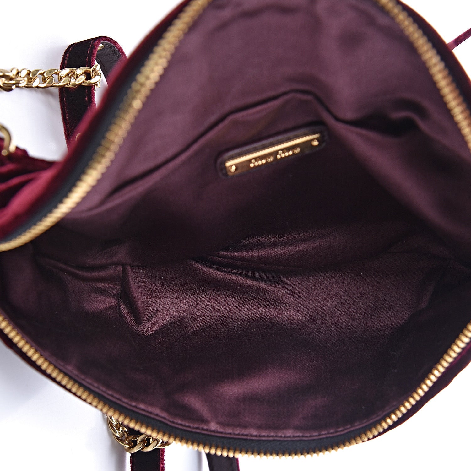Miu Miu Velluto Matelasse Rider Belt Bag Bordeaux 5 of 10