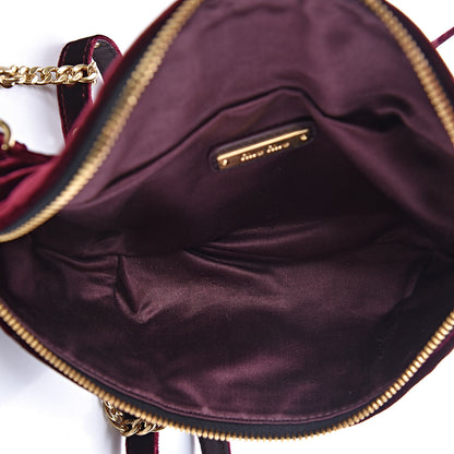 Miu Miu Velluto Matelasse Rider Belt Bag Bordeaux 5 of 10