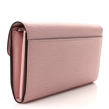 Louis Vuitton Epi Sarah Wallet NM Rose Ballerine 3 of 7