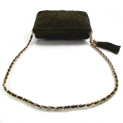 Chanel Suede Tassel Camera Bag Green 3 of 9