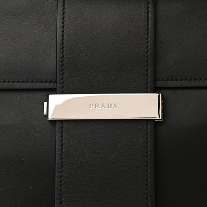 Prada City Calf Ribbon Shoulder Bag Black 7 of 10