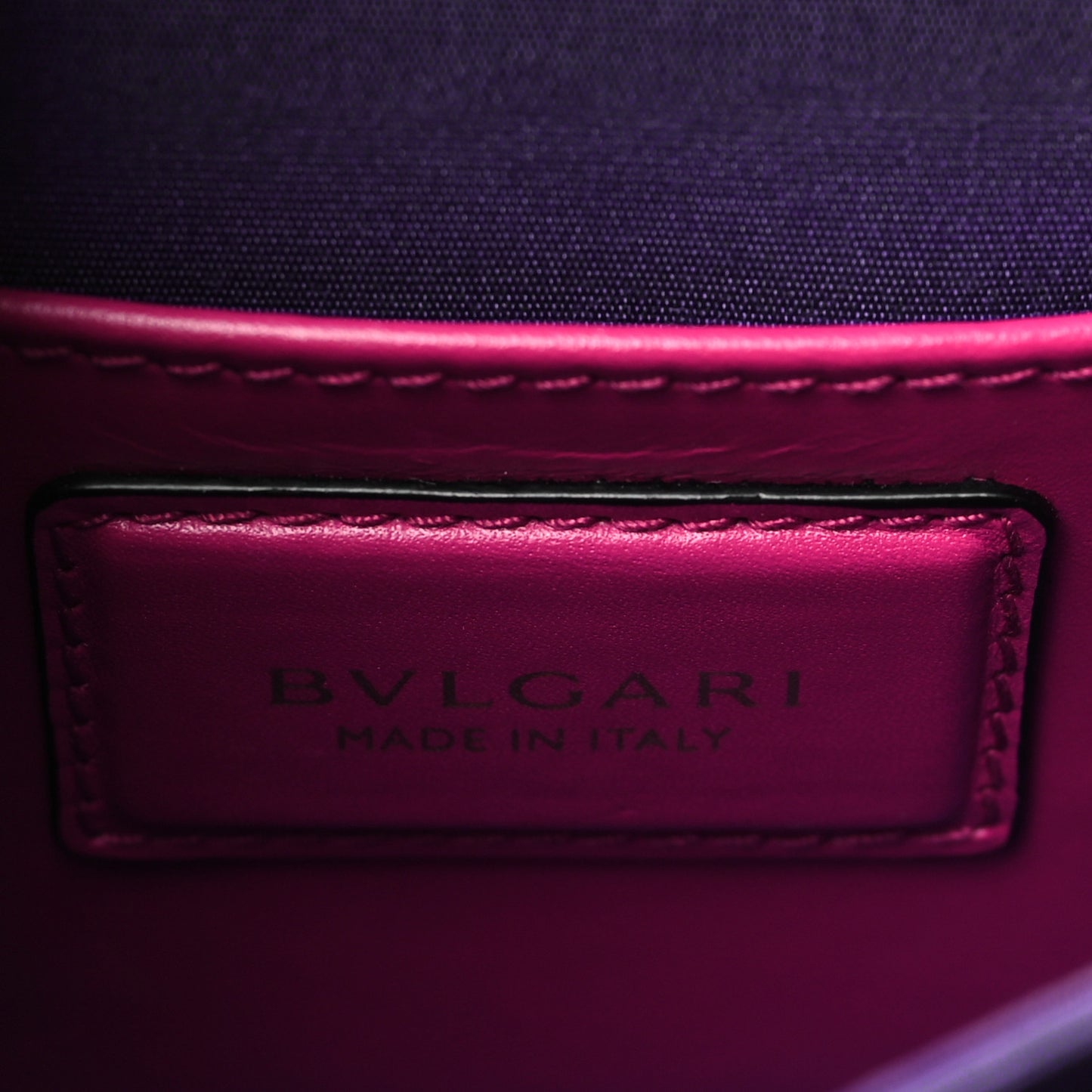 Calfskin Serpenti Forever Top Handle Pink