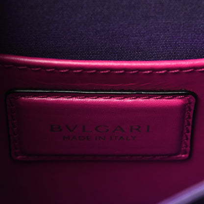 Bulgari Calfskin Serpenti Forever Top Handle Pink 7 of 10
