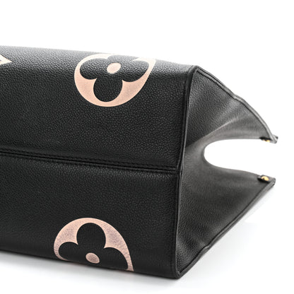 Louis Vuitton Empreinte Monogram Giant Onthego GM Black Beige 9 of 10