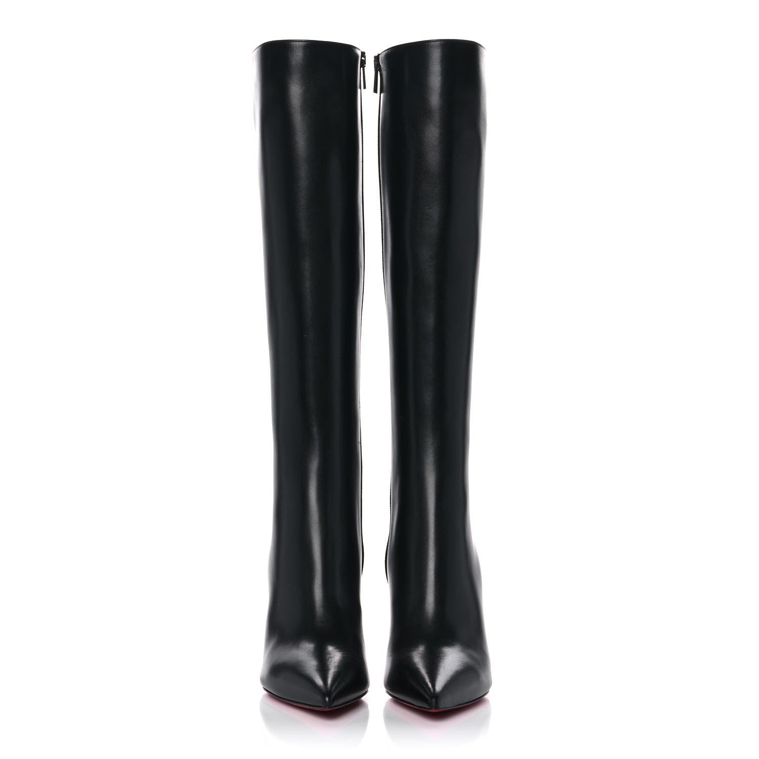 Christian Louboutin Calfskin So Kate Pointed Tall Boots 39.5 Black 2 of 8