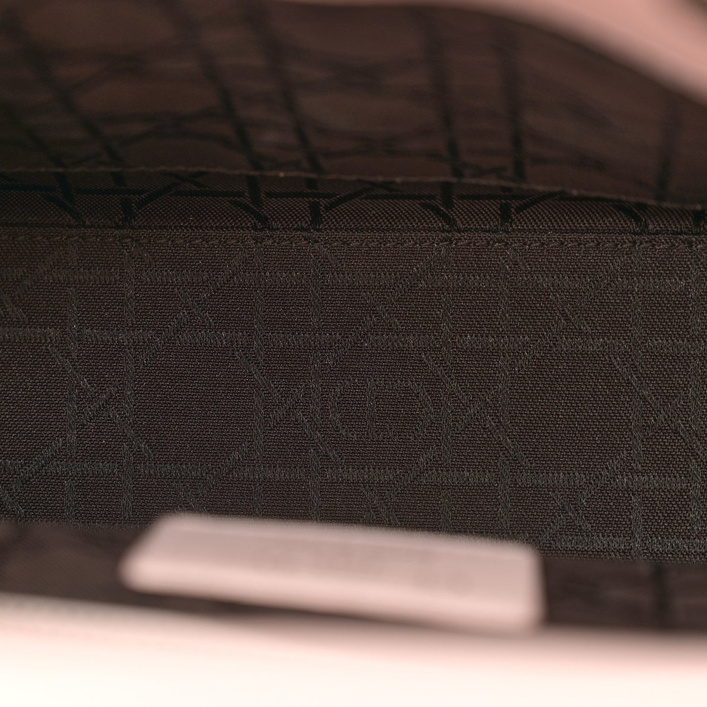 Lambskin Cannage Small Lucky Badges My Lady Dior Pink