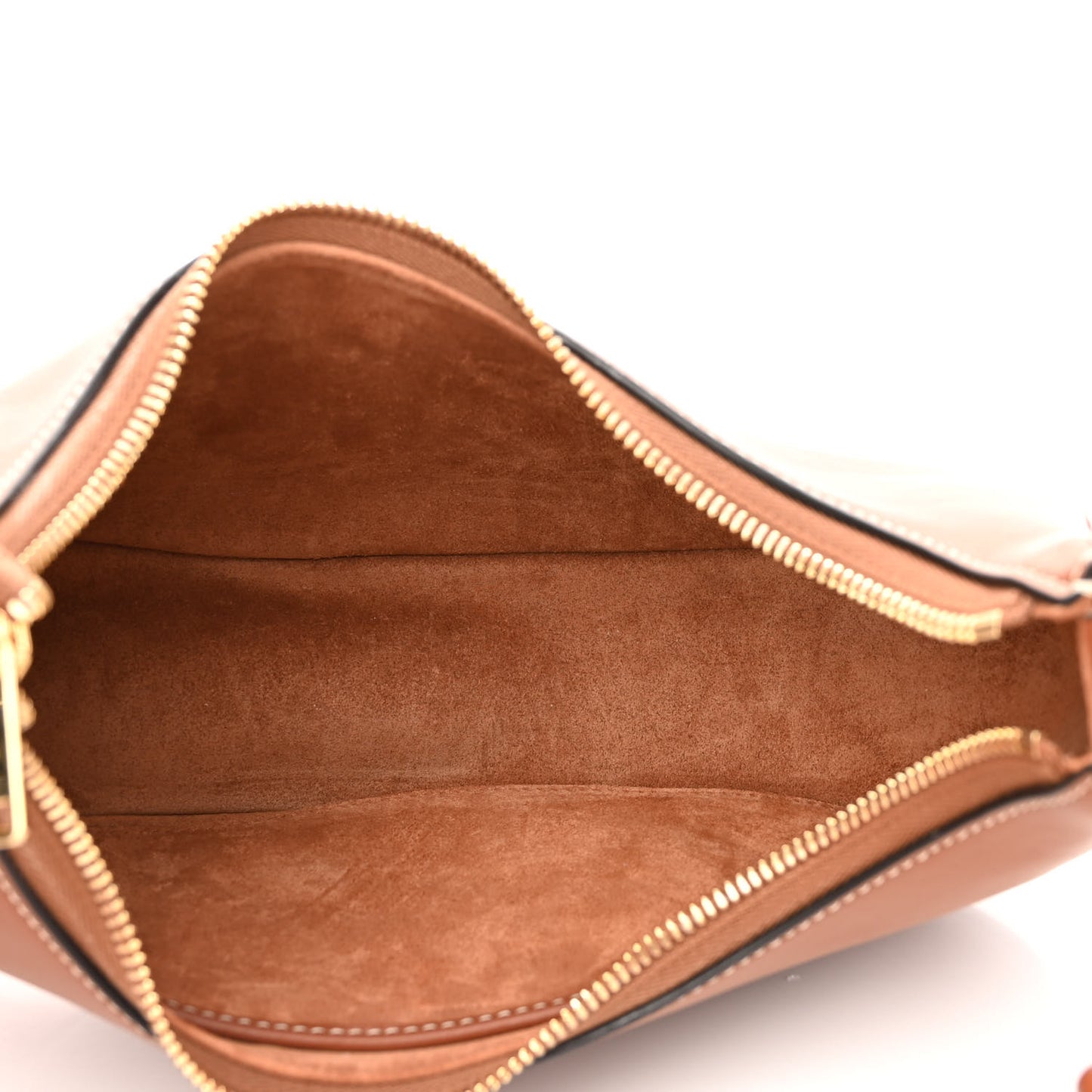 Smooth Calfskin Medium Strap Ava Shoulder Bag Tan