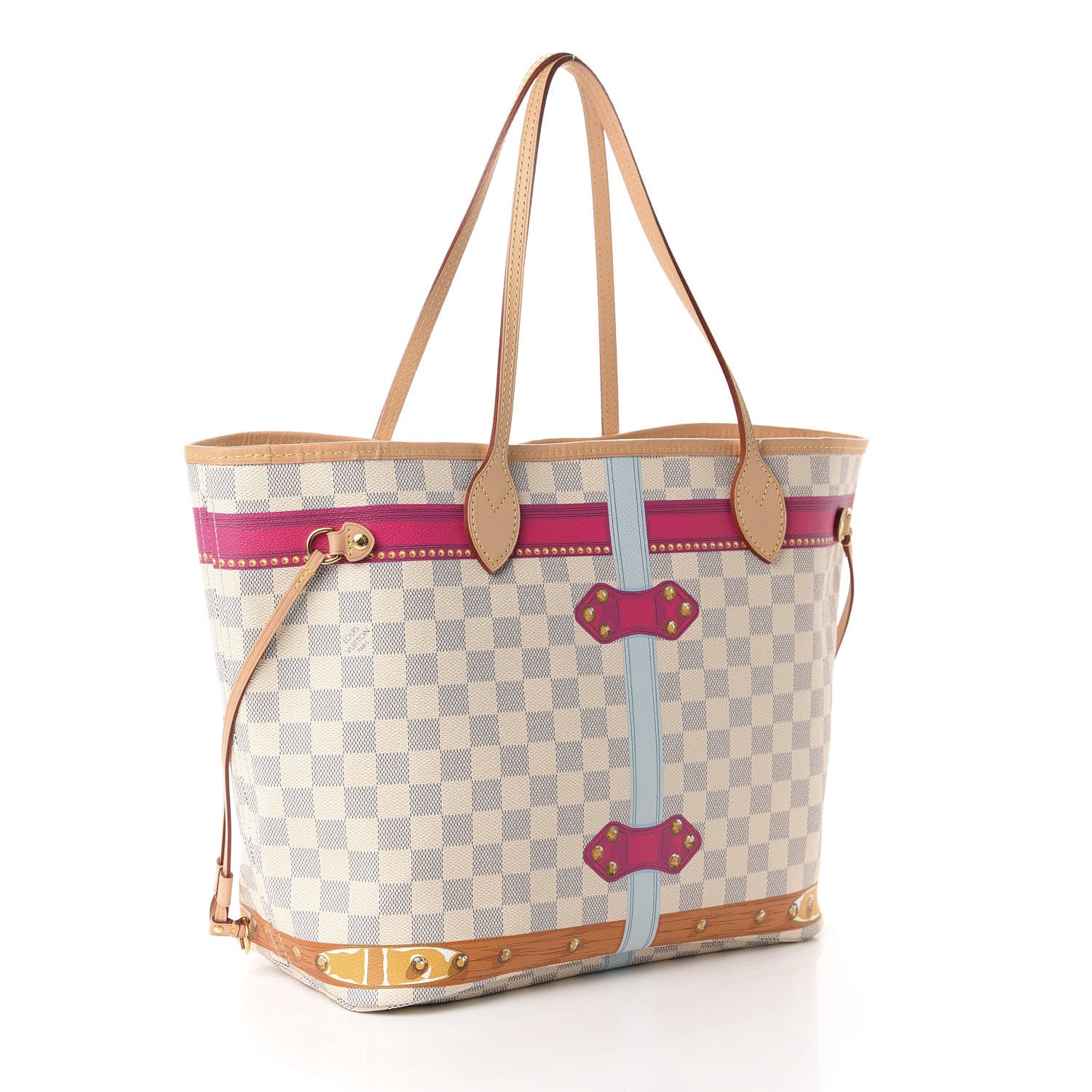 Louis Vuitton Damier Azur Summer Trunks Miami Neo Neverfull MM 3 of 10