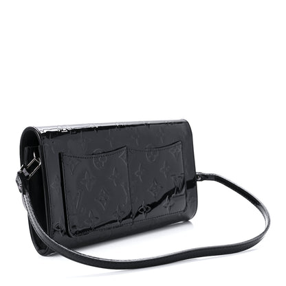 Louis Vuitton Vernis Rossmore MM Noir Magnetique 3 of 9