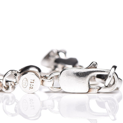 Tiffany Sterling Silver Chain of Heart Bracelet 4 of 4